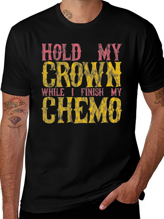 Hold My Crown Chemo Awareness T-Shirt
