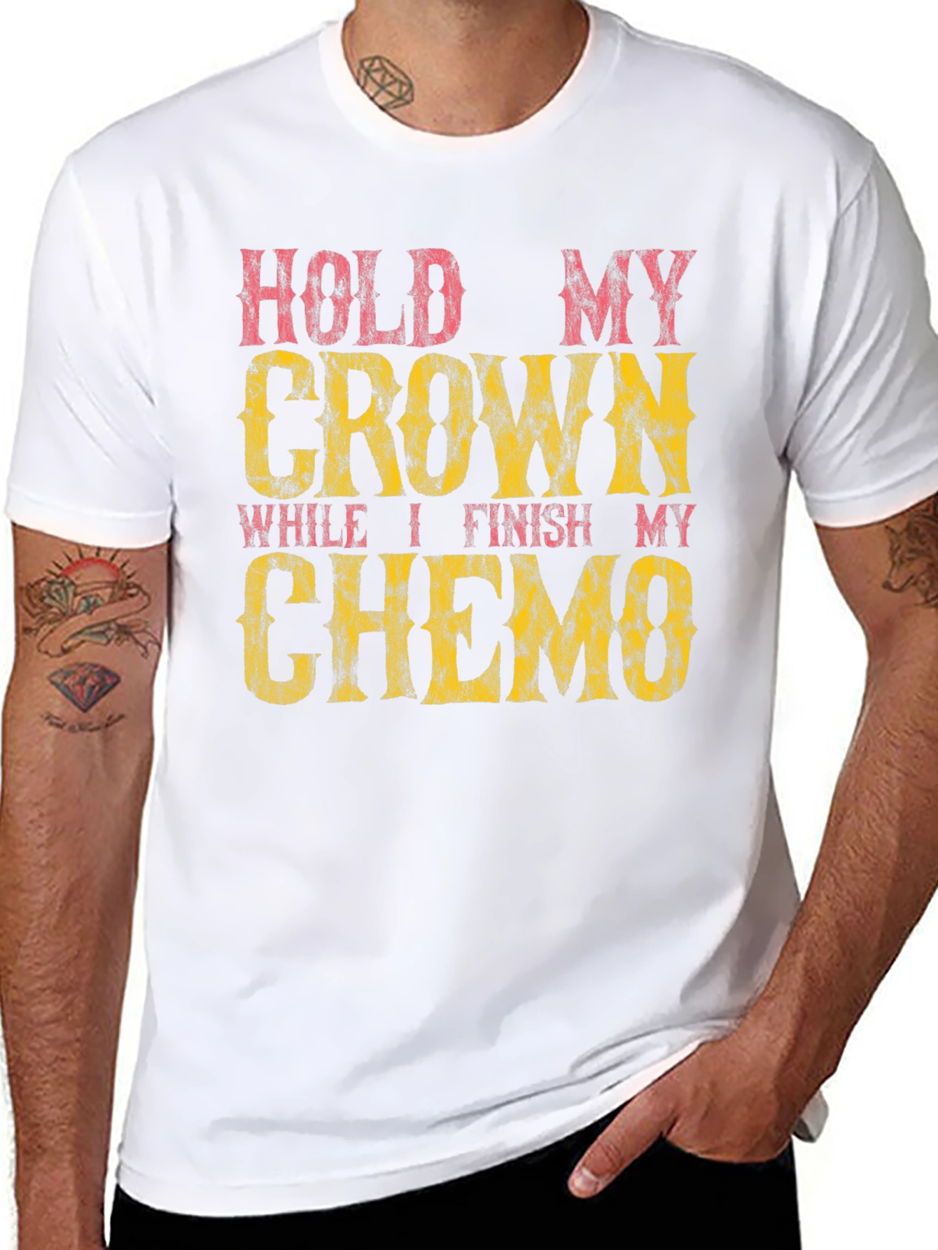 Hold My Crown Chemo Awareness T-Shirt
