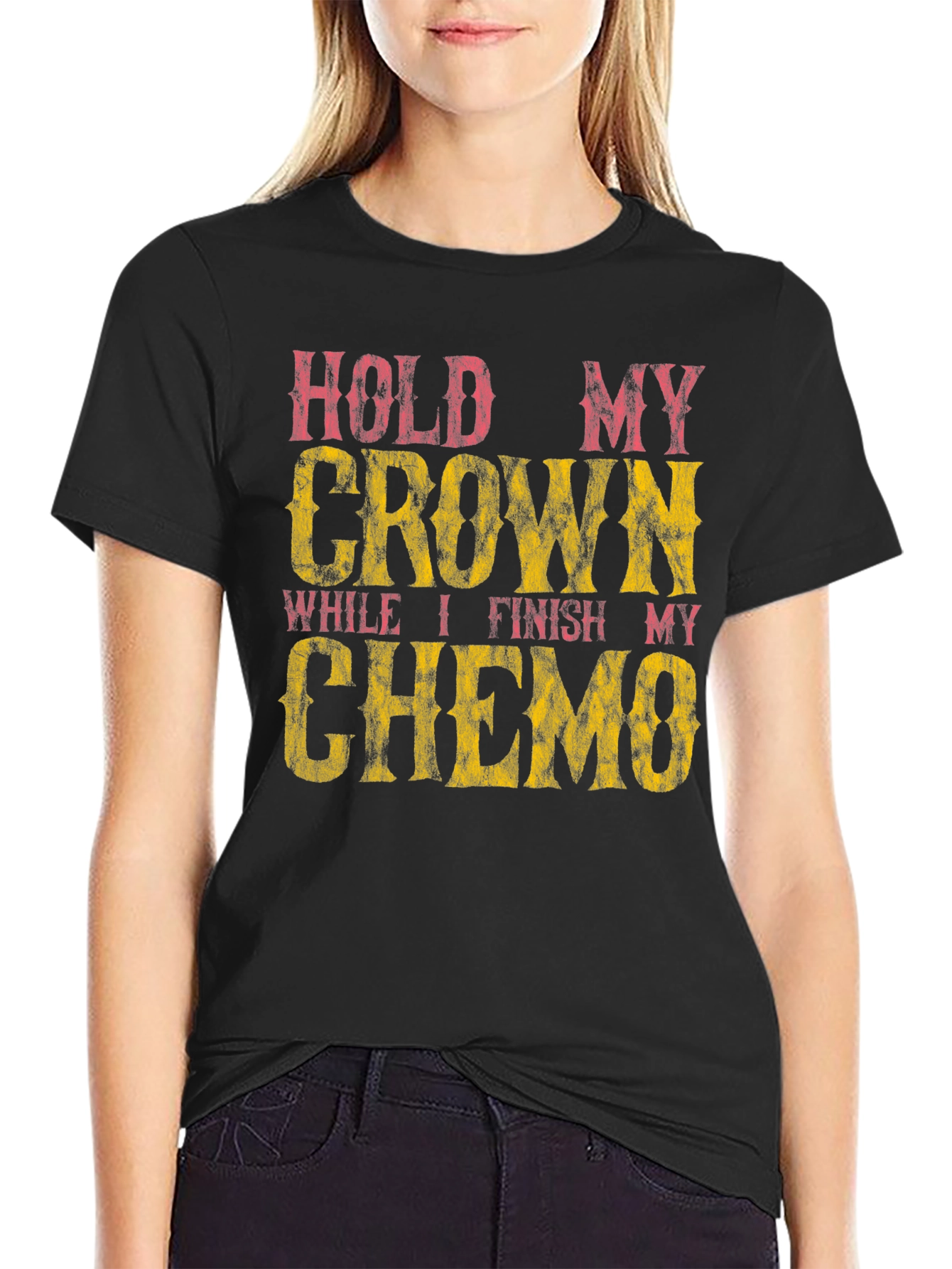 Hold My Crown Chemo Awareness T-Shirt