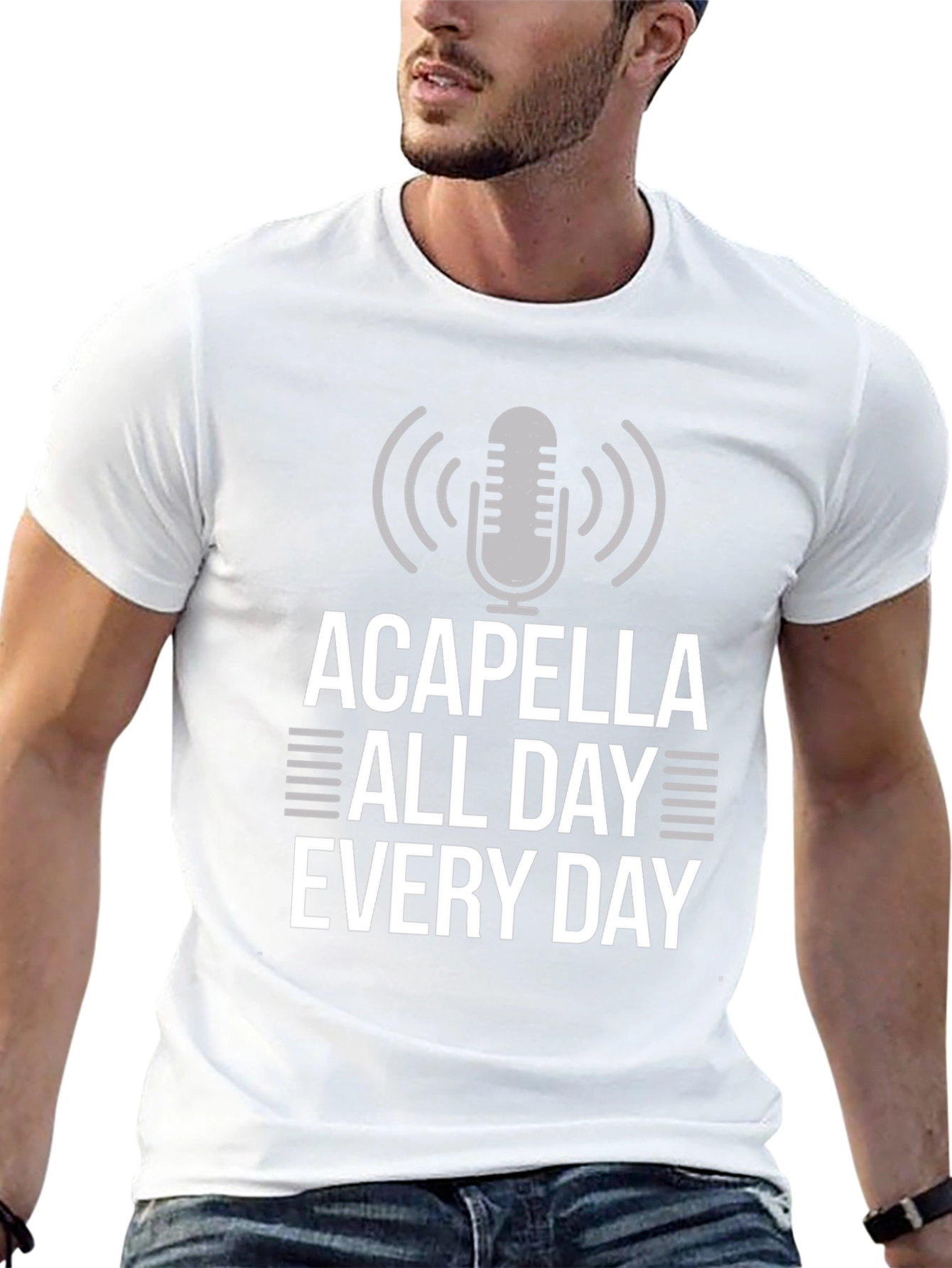 Acapella All Day Every Day Graphic T-Shirt