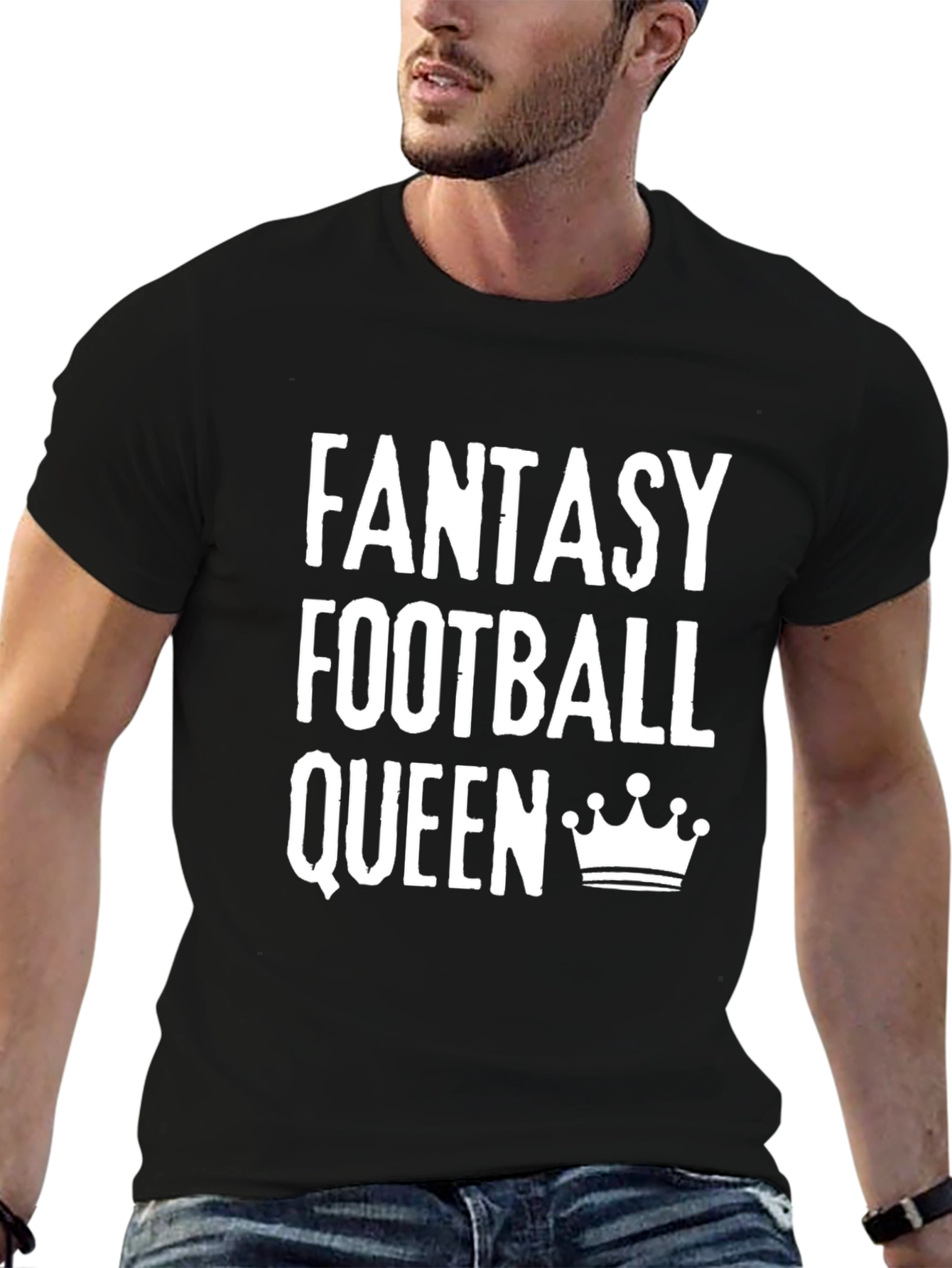 Fantasy Football Queen Graphic T-Shirt