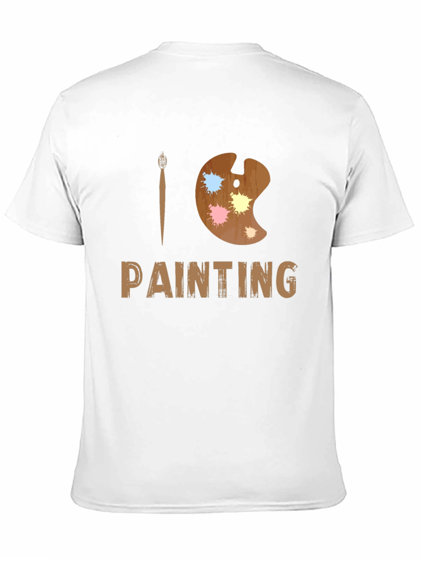 I Love Painting T-Shirt - Artist Palette Design