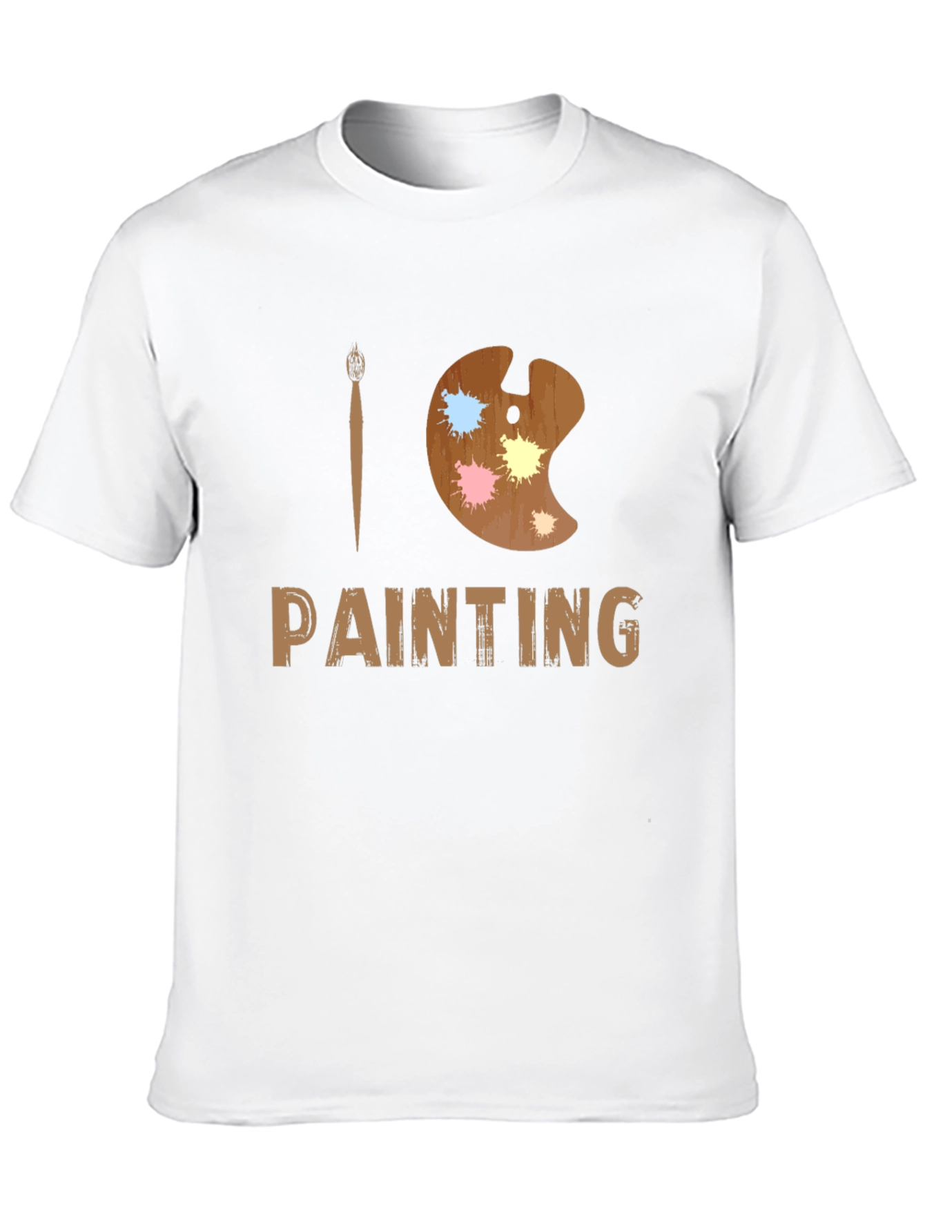 I Love Painting T-Shirt - Artist Palette Design