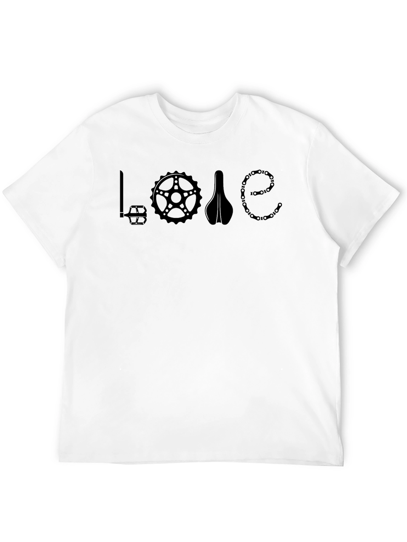 Cycling Love Graphic Tee - Bike Enthusiast Shirt