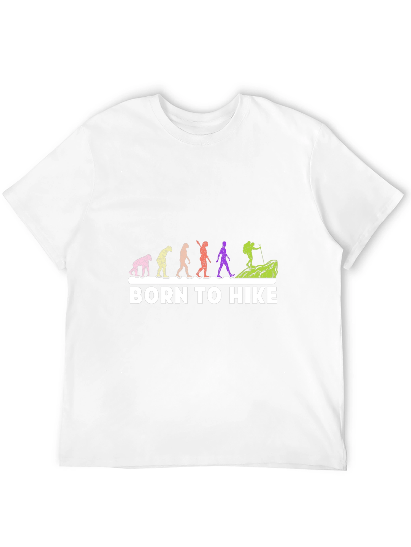 Born To Hike Evolution Black T-Shirt