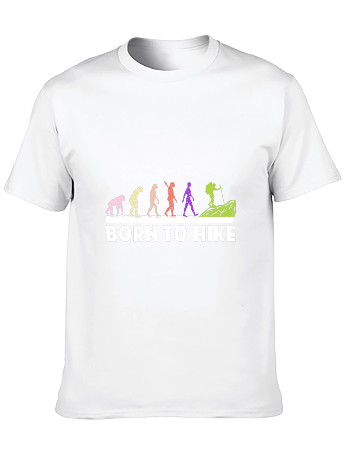 Born To Hike Evolution Black T-Shirt