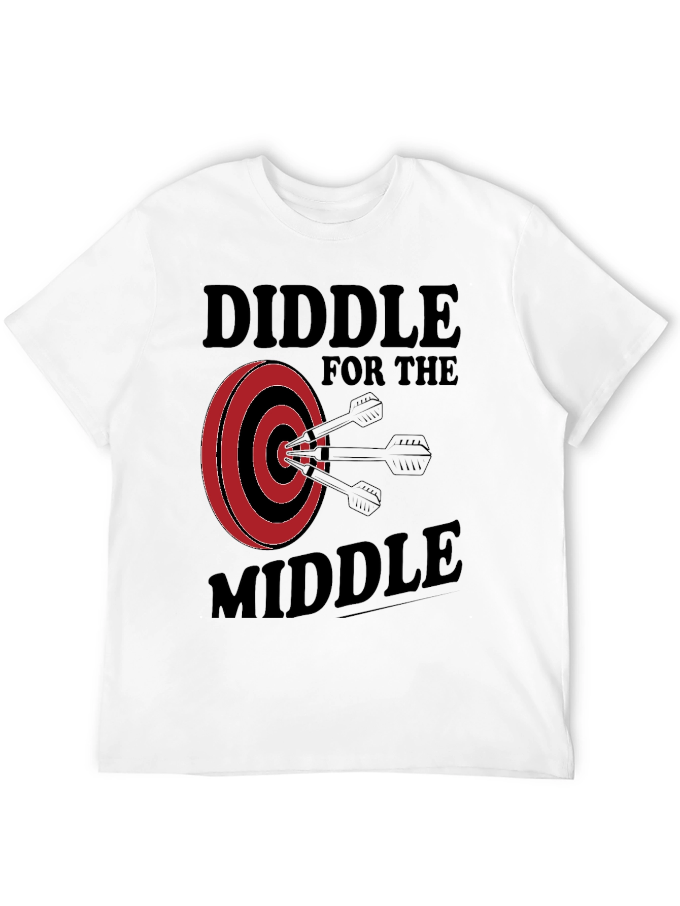 Diddle for the Middle Dart T-Shirt - Black