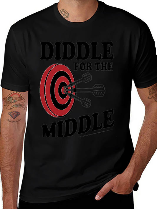 Diddle for the Middle Dart T-Shirt - Black