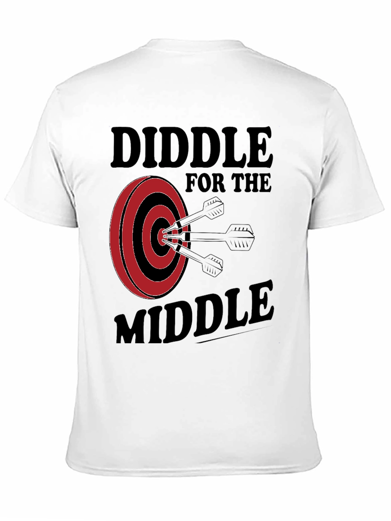 Diddle for the Middle Dart T-Shirt - Black