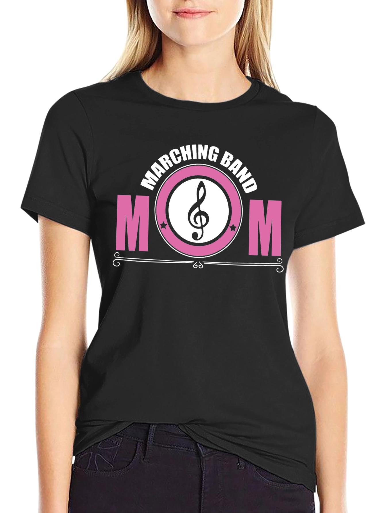 Marching Band Mom Graphic T-Shirt