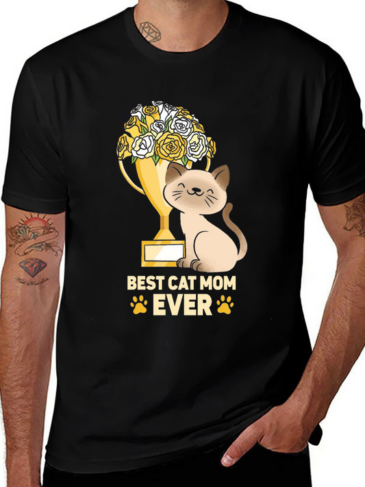 Best Cat Mom Ever Graphic Tee