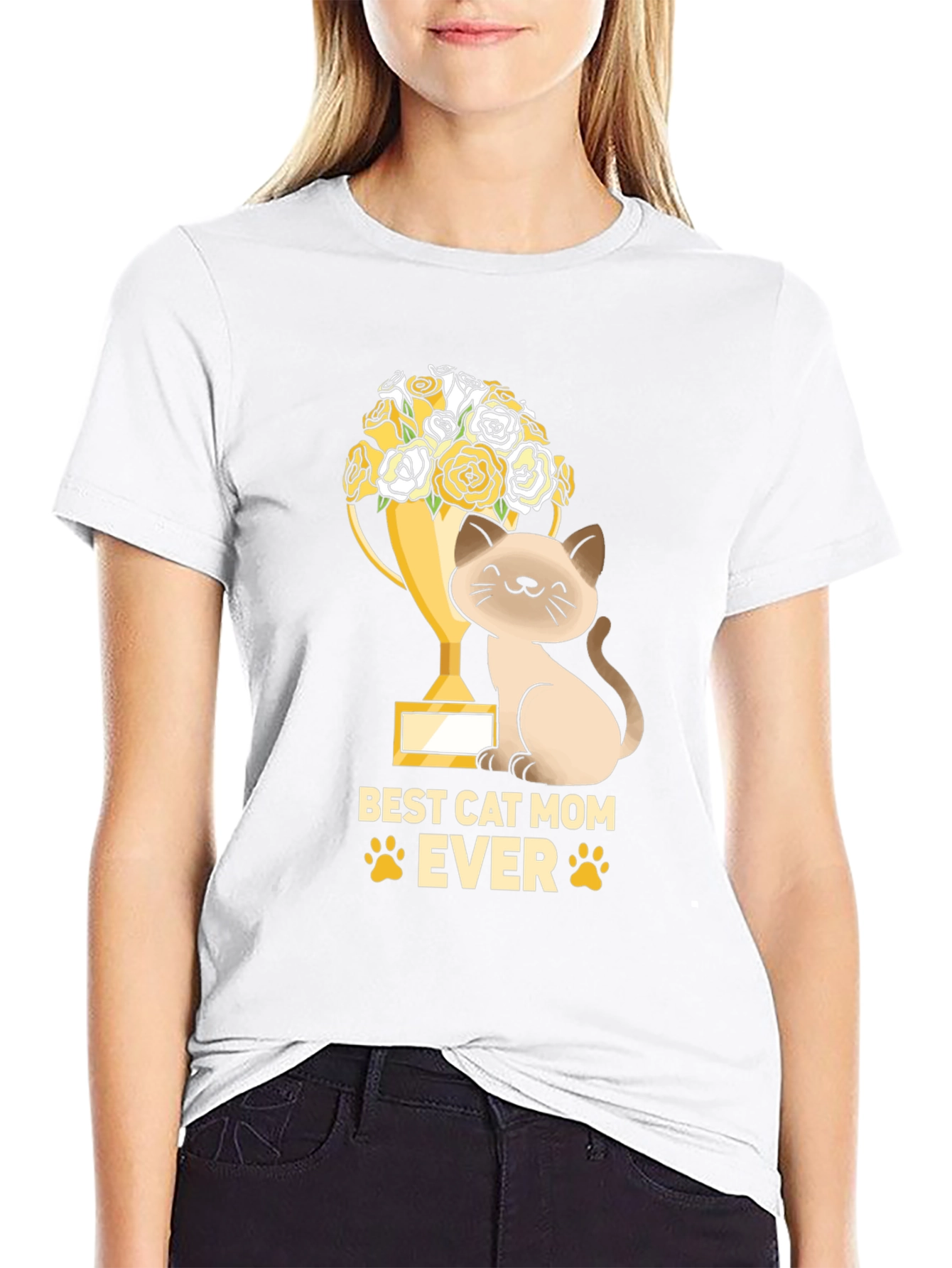 Best Cat Mom Ever Graphic Tee