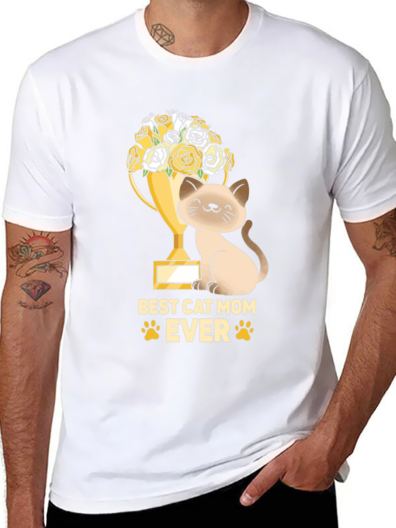 Best Cat Mom Ever Graphic Tee