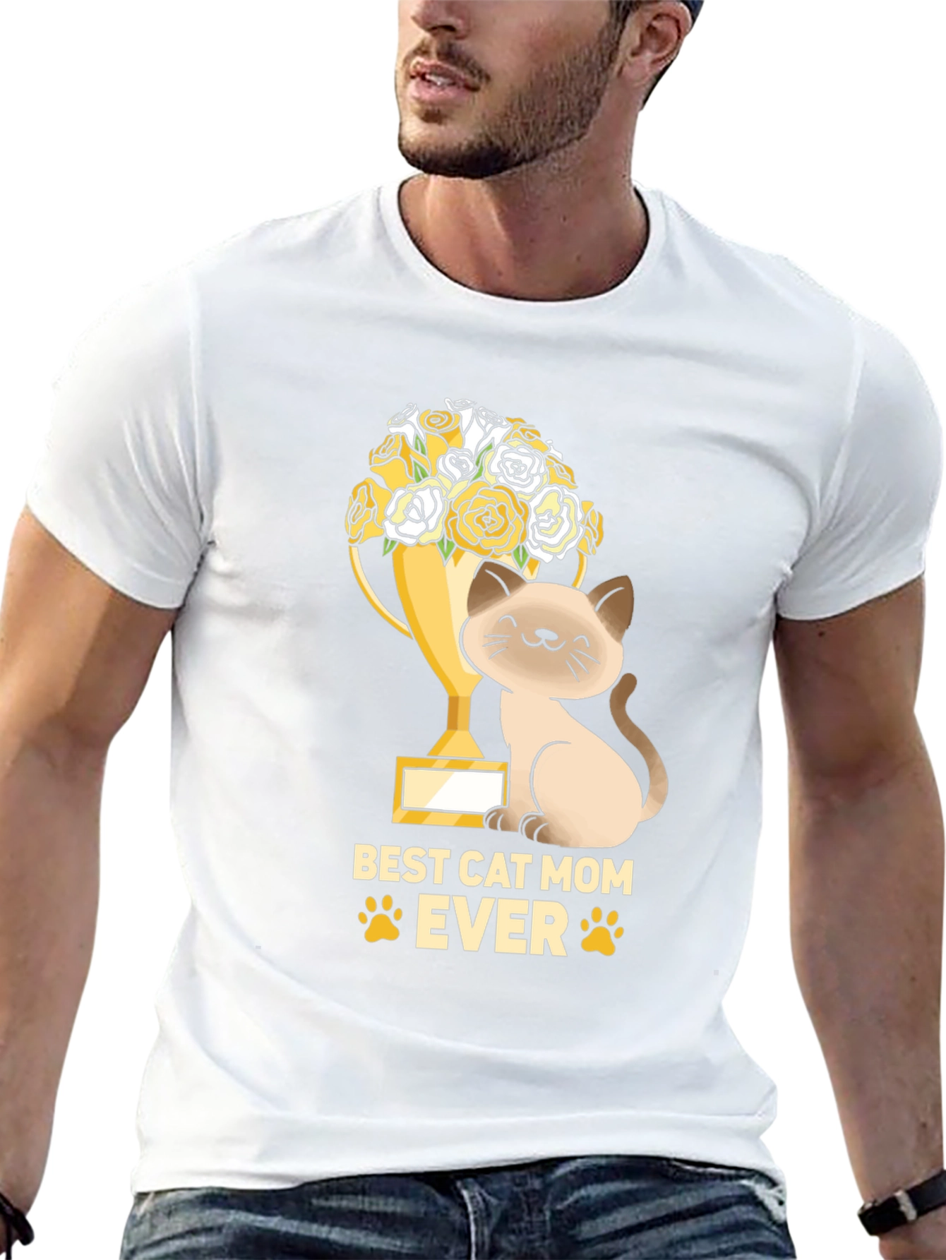 Best Cat Mom Ever Graphic Tee