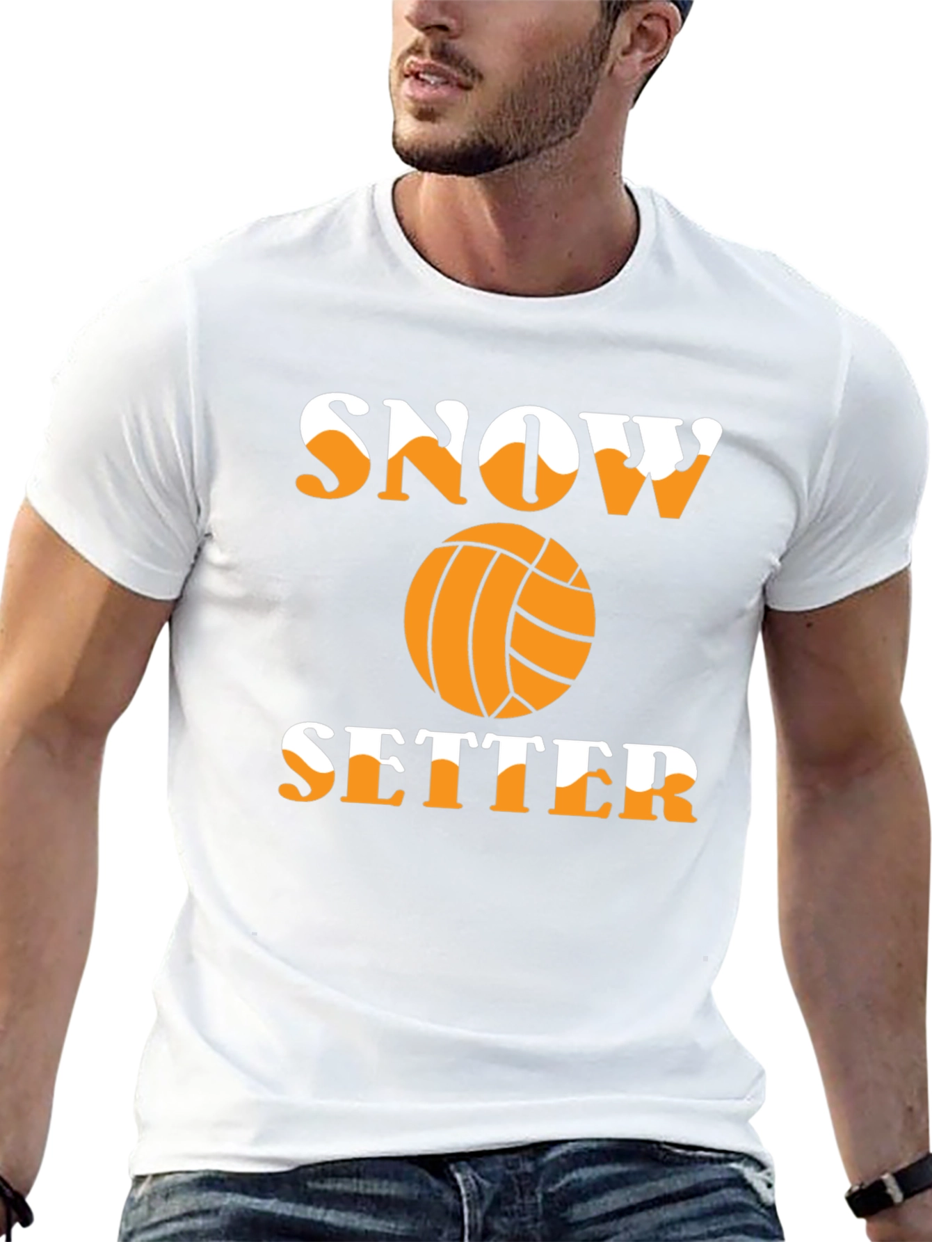 Snow Setter Volleyball Graphic Tee