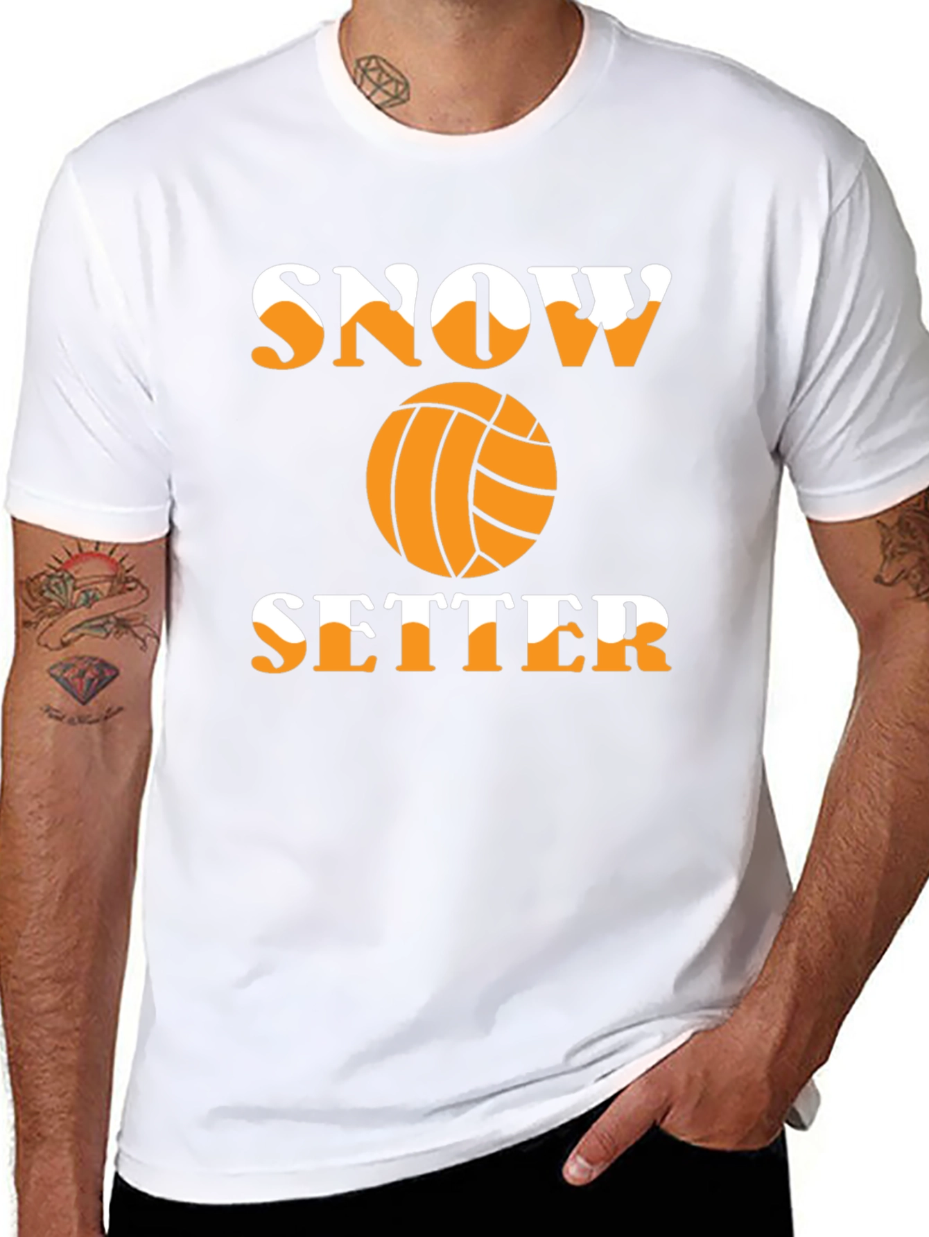 Snow Setter Volleyball Graphic Tee