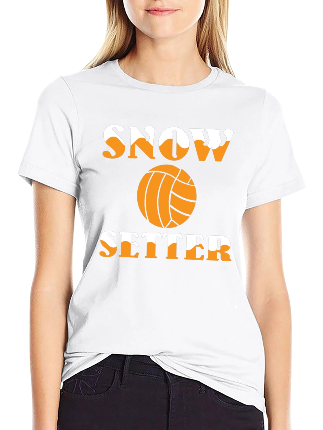 Snow Setter Volleyball Graphic Tee