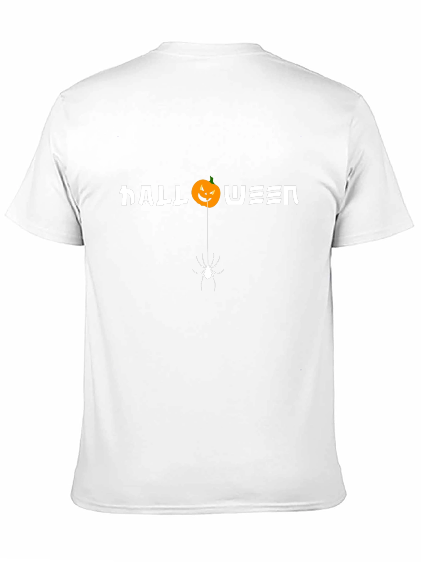Halloween Spider Pumpkin Graphic T-Shirt