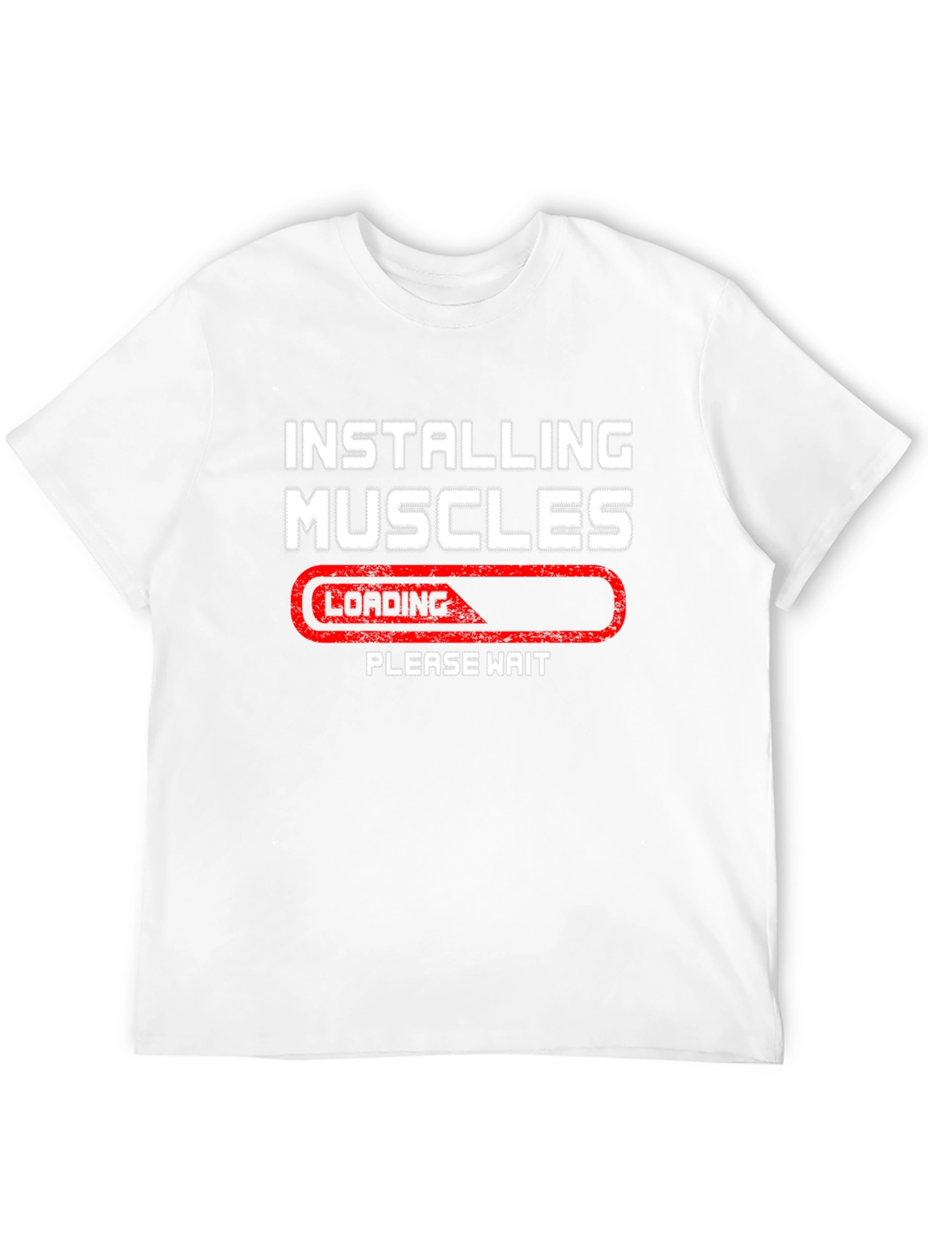 Installing Muscles Loading Please Wait T-Shirt