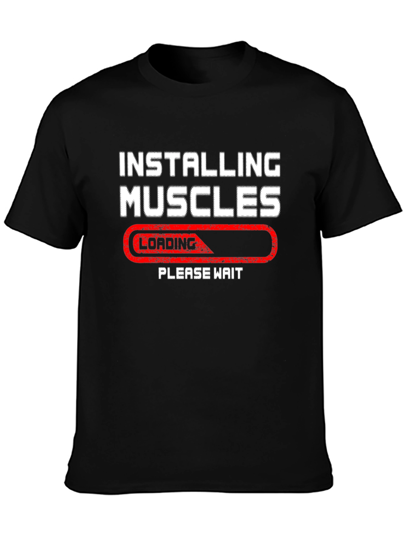 Installing Muscles Loading Please Wait T-Shirt