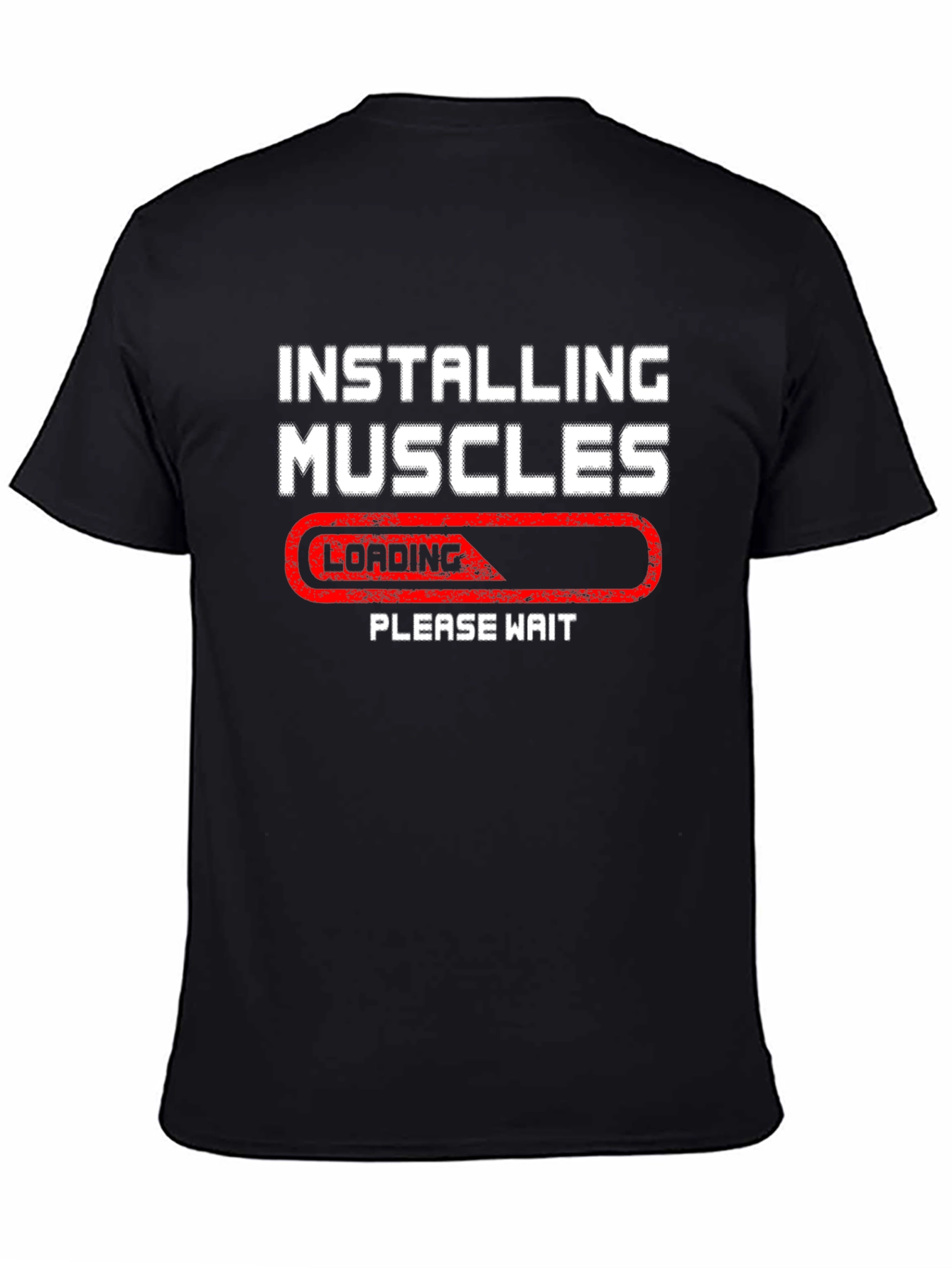 Installing Muscles Loading Please Wait T-Shirt
