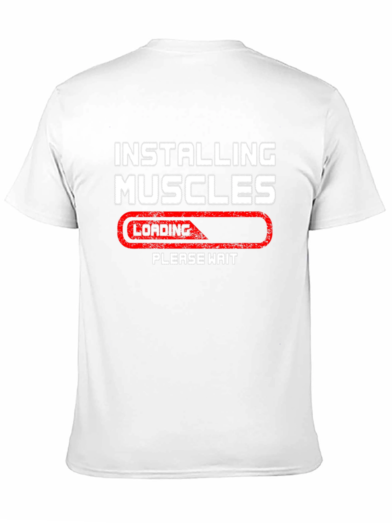 Installing Muscles Loading Please Wait T-Shirt