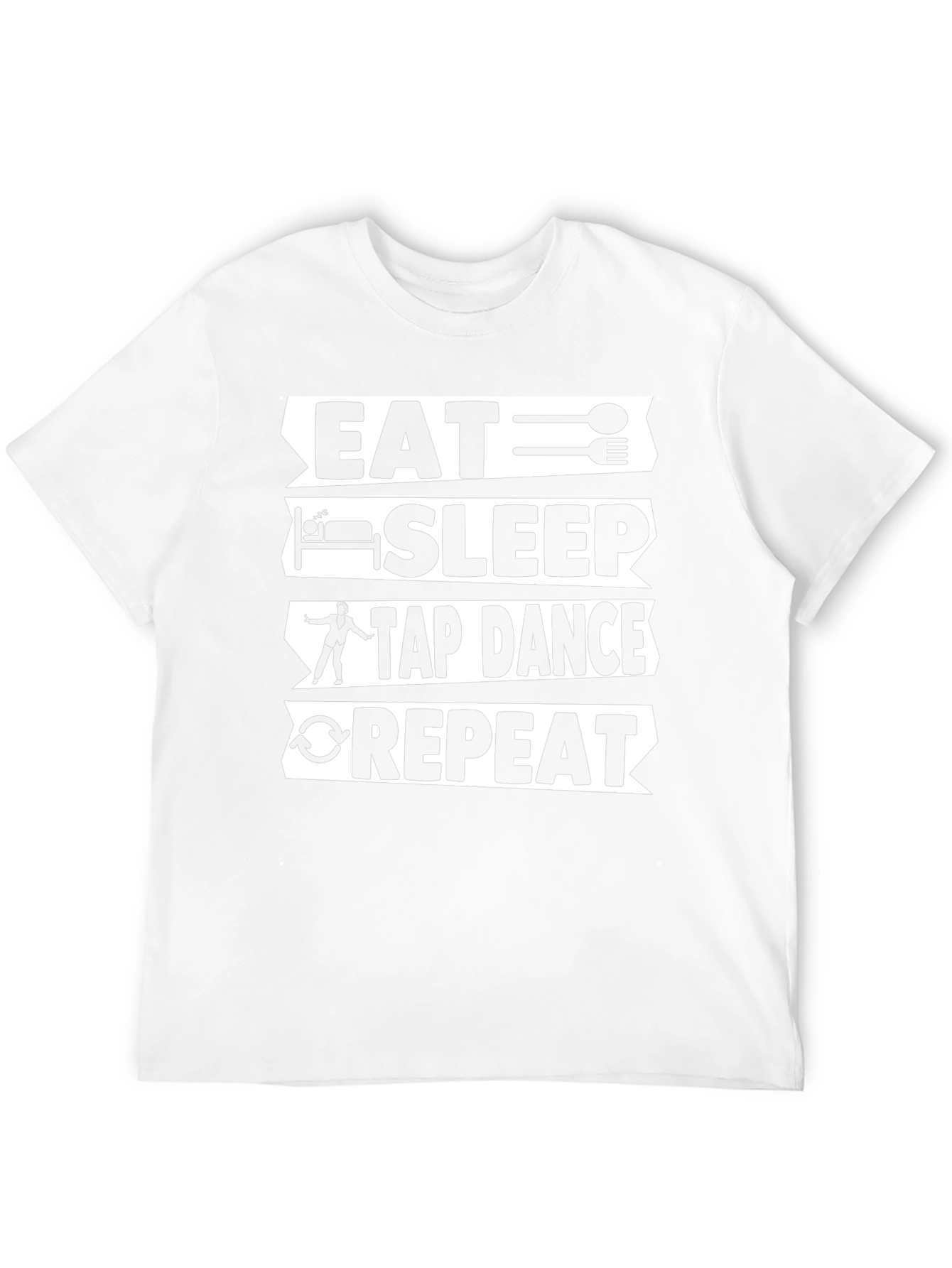 Eat Sleep Tap Dance Repeat Graphic Tee