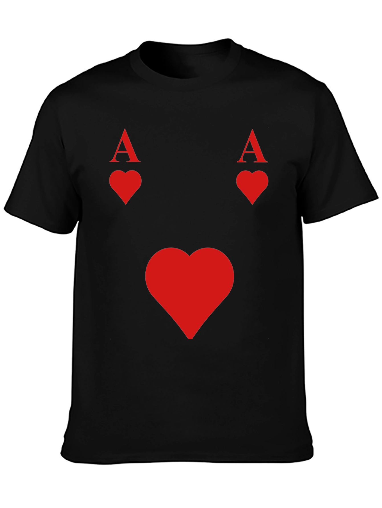Ace of Hearts Black T-Shirt