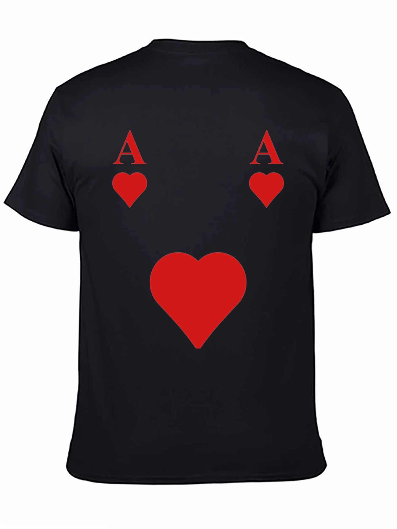 Ace of Hearts Black T-Shirt