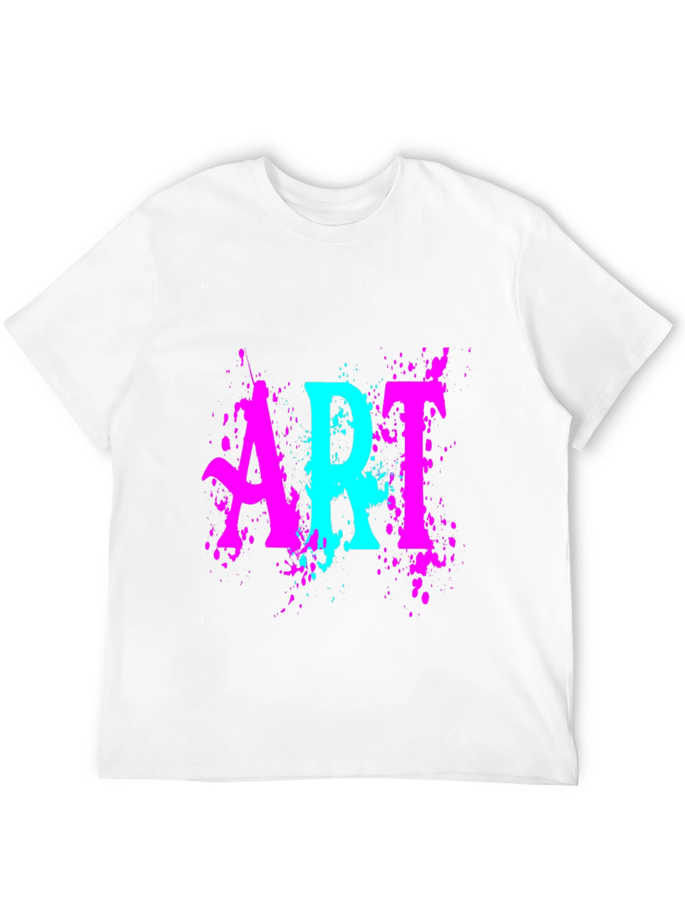 Vibrant ART Graphic Black T-Shirt