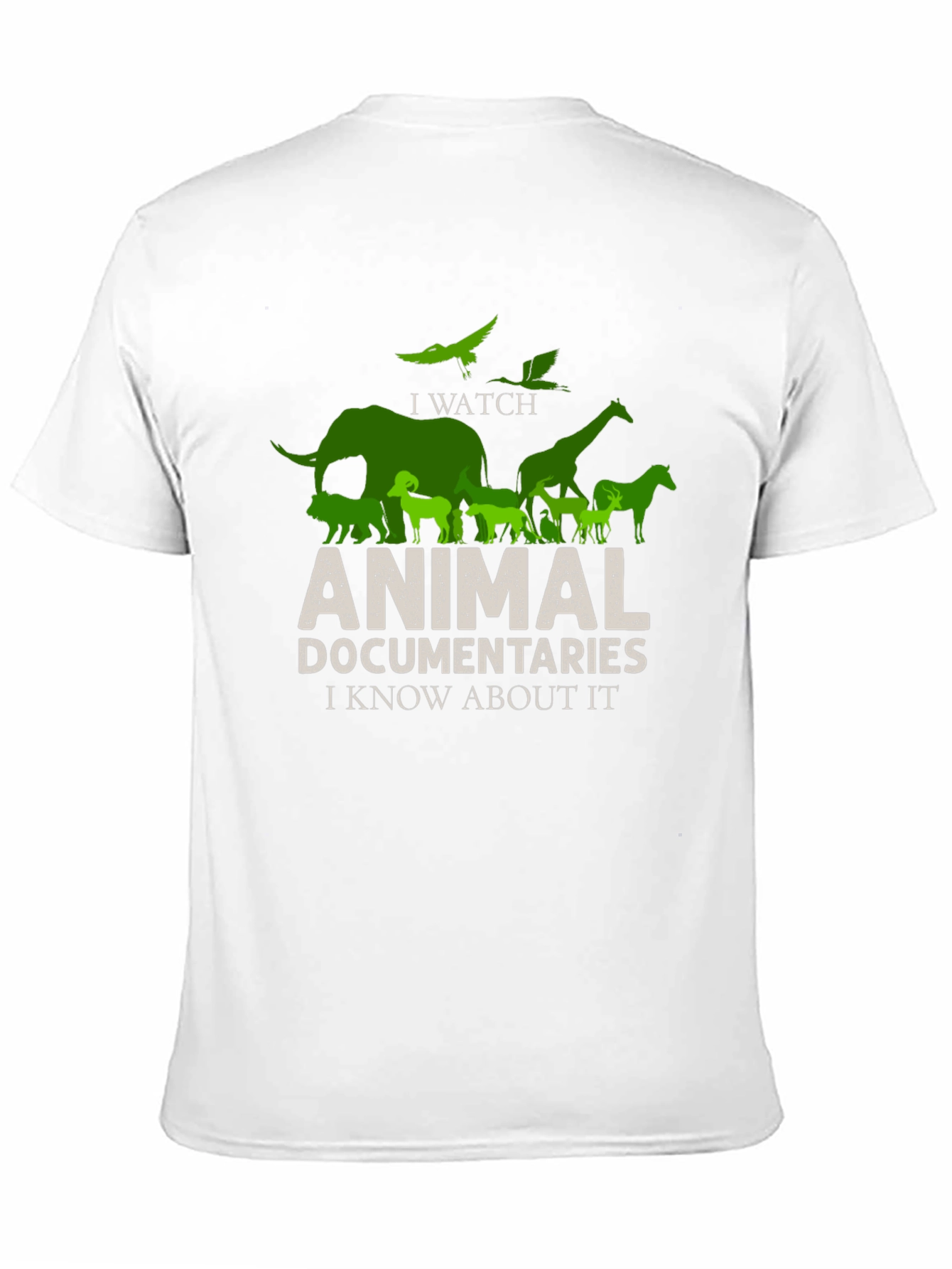 Animal Documentaries T-Shirt: I Know About It!