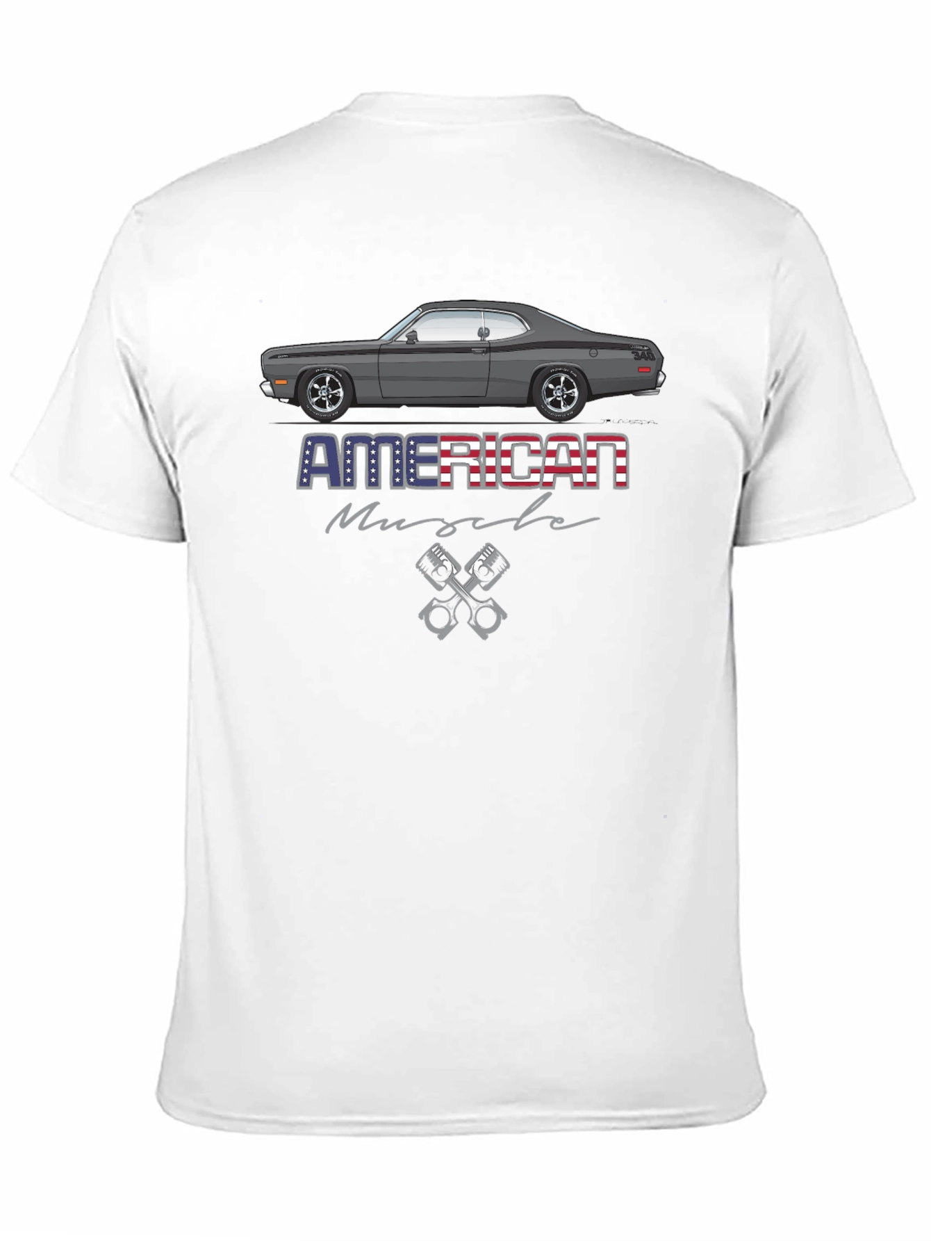 American Muscle Car T-Shirt - Black