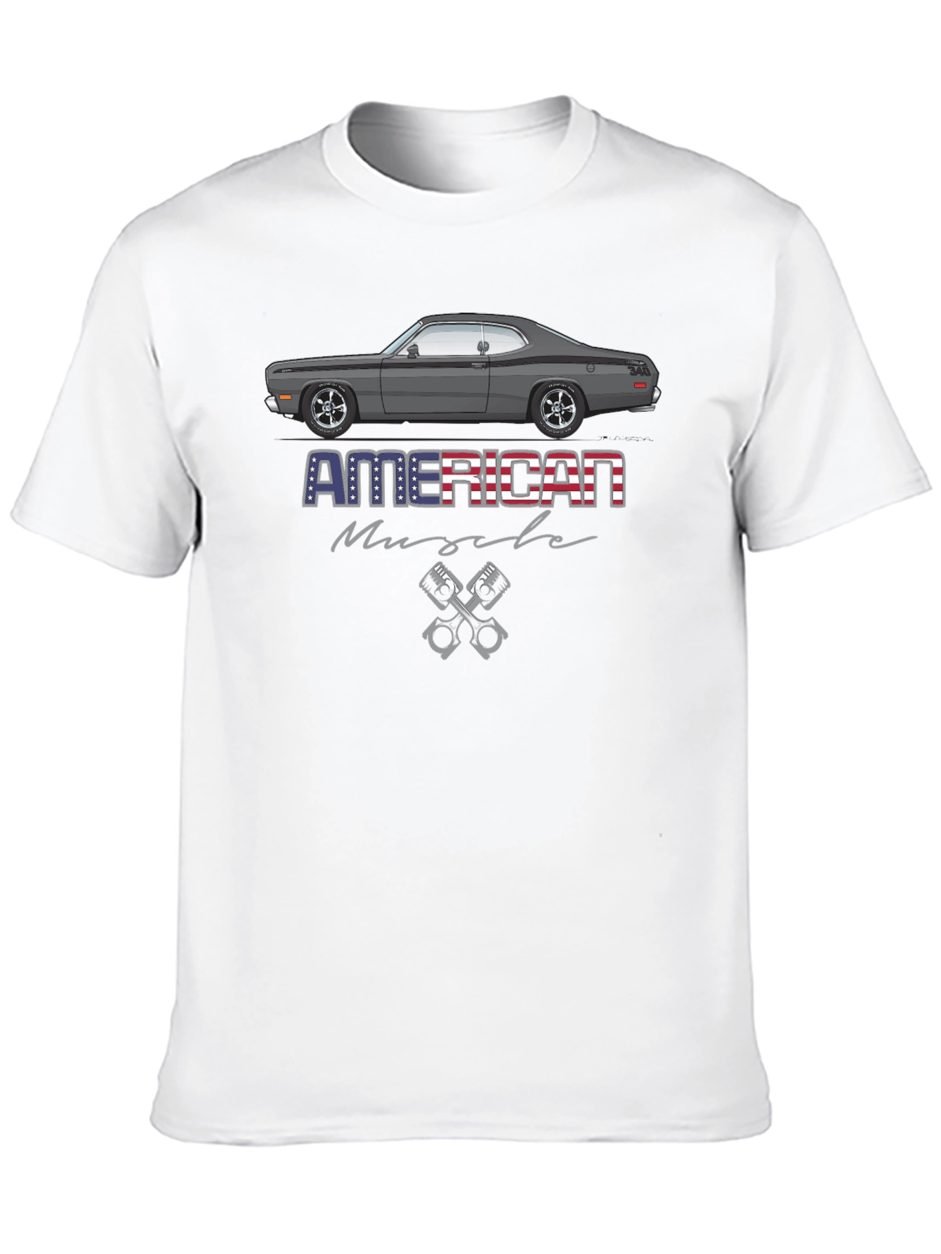American Muscle Car T-Shirt - Black