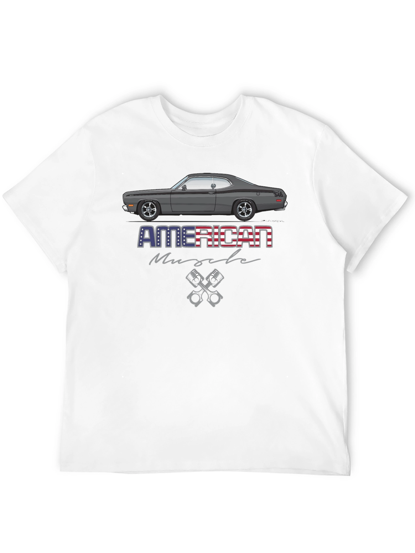 American Muscle Car T-Shirt - Black