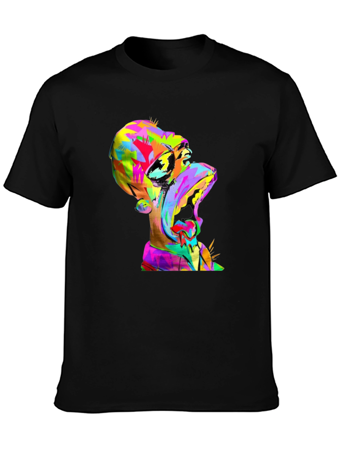 Vibrant Homer Simpson Graphic Tee - Pop Art Design