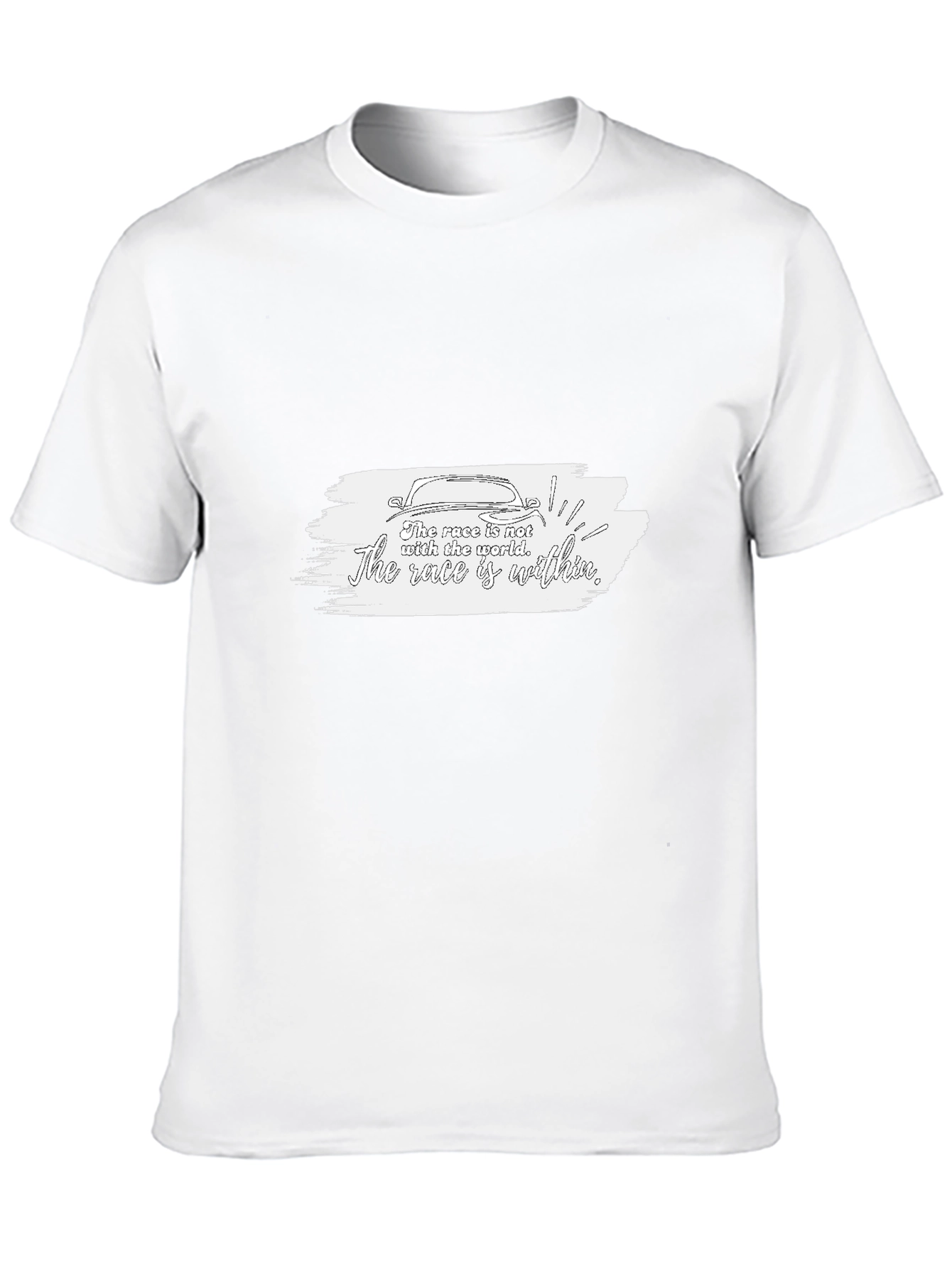 Race Within Graphic Tee - Black