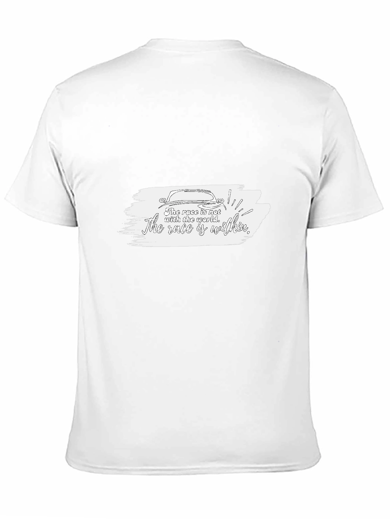 Race Within Graphic Tee - Black