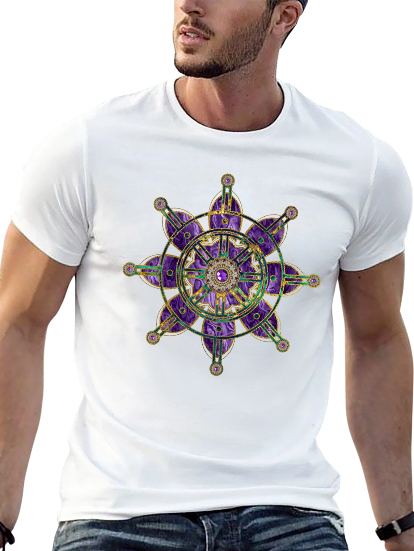 Mystic Wheel Graphic T-Shirt