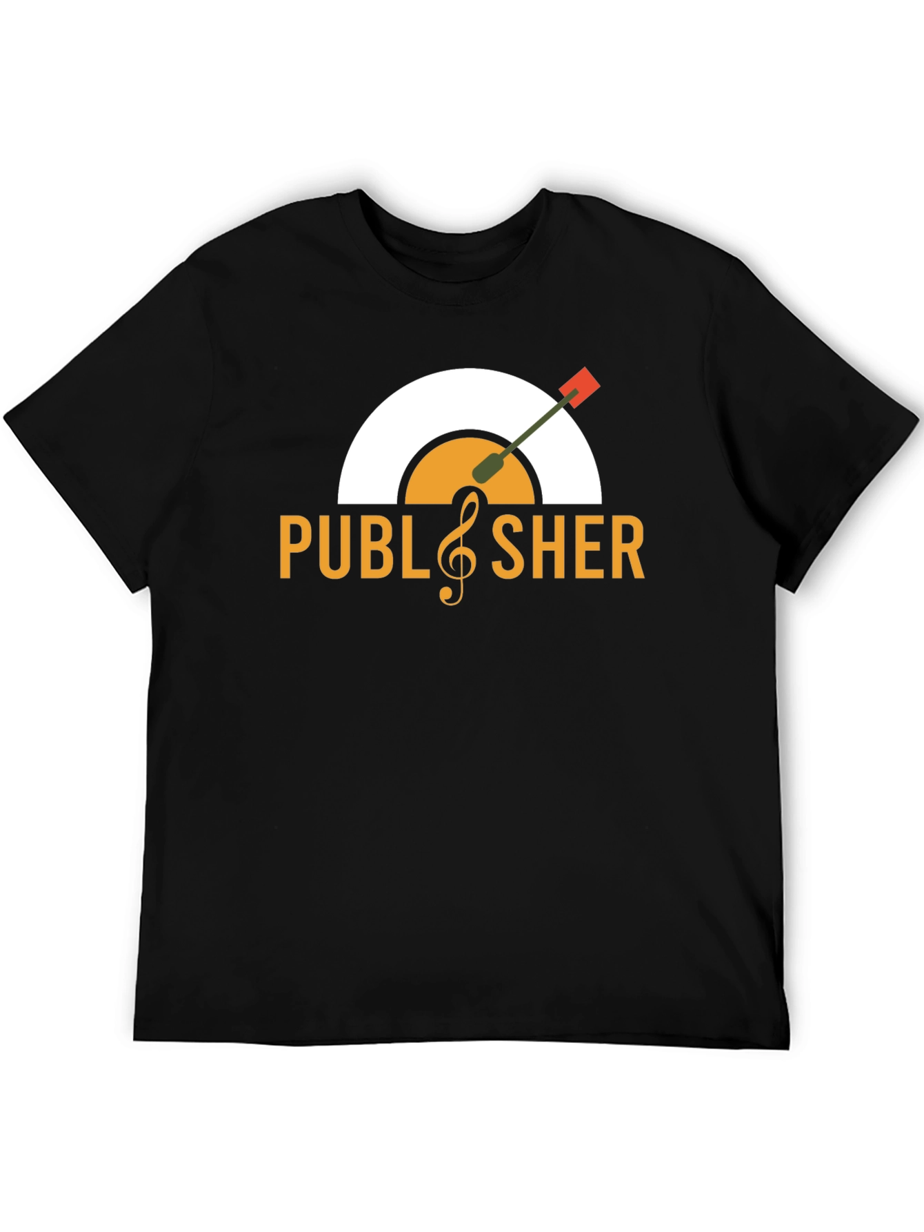 Publisher Vinyl Record Graphic T-Shirt
