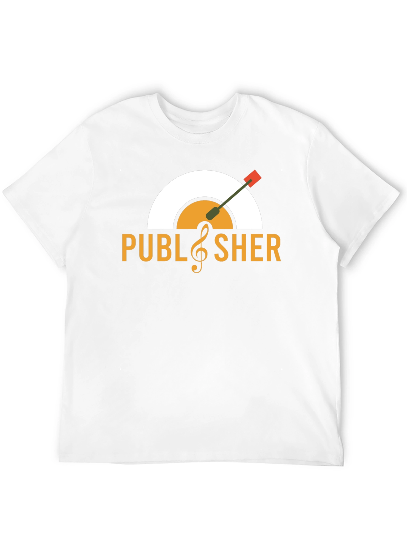 Publisher Vinyl Record Graphic T-Shirt