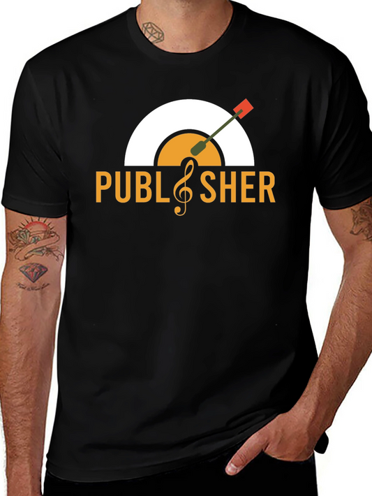Publisher Vinyl Record Graphic T-Shirt