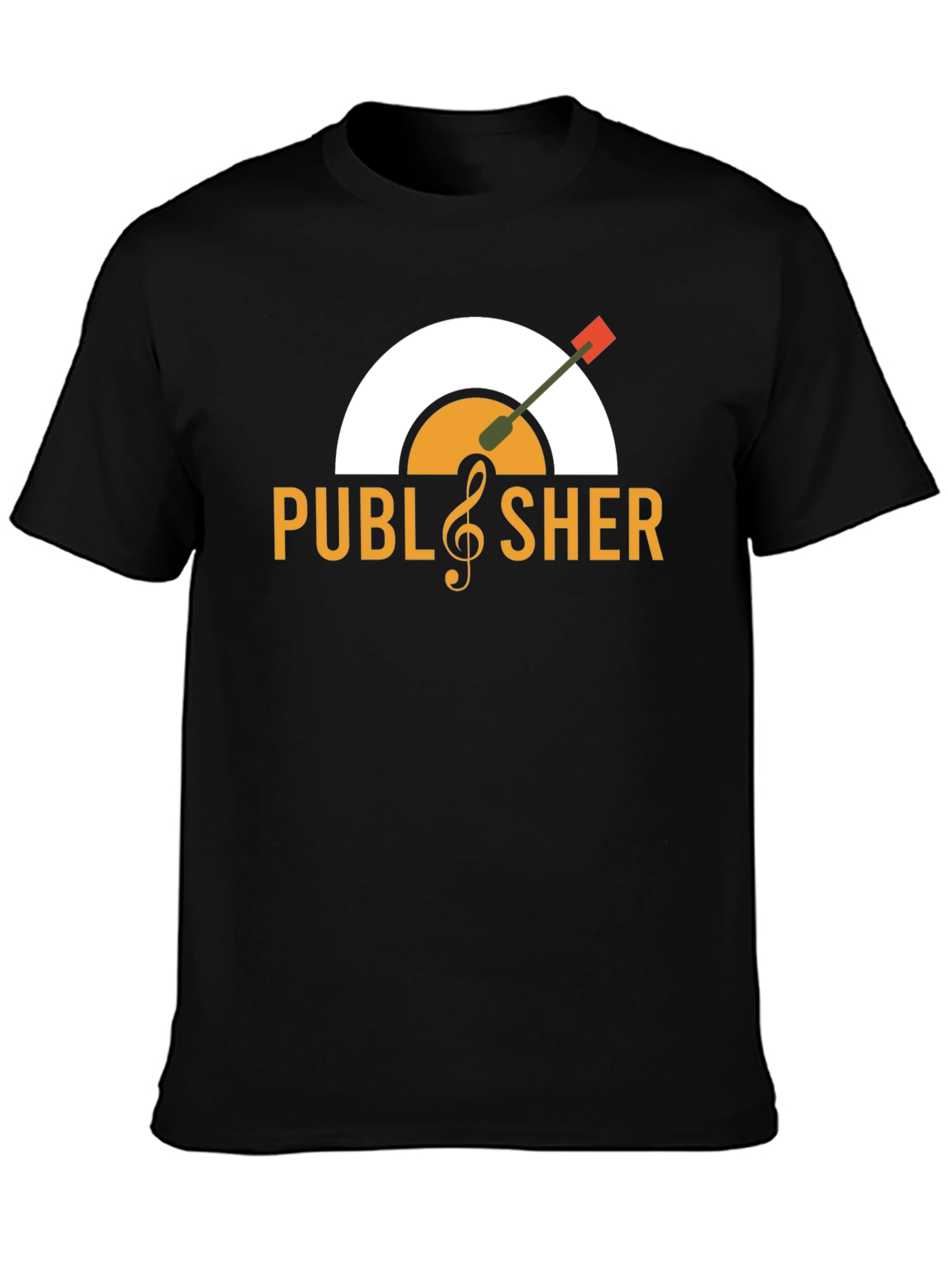 Publisher Vinyl Record Graphic T-Shirt
