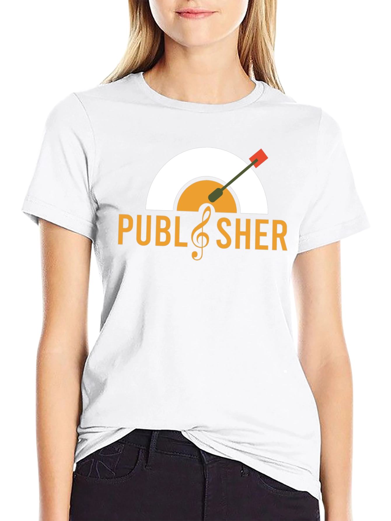 Publisher Vinyl Record Graphic T-Shirt