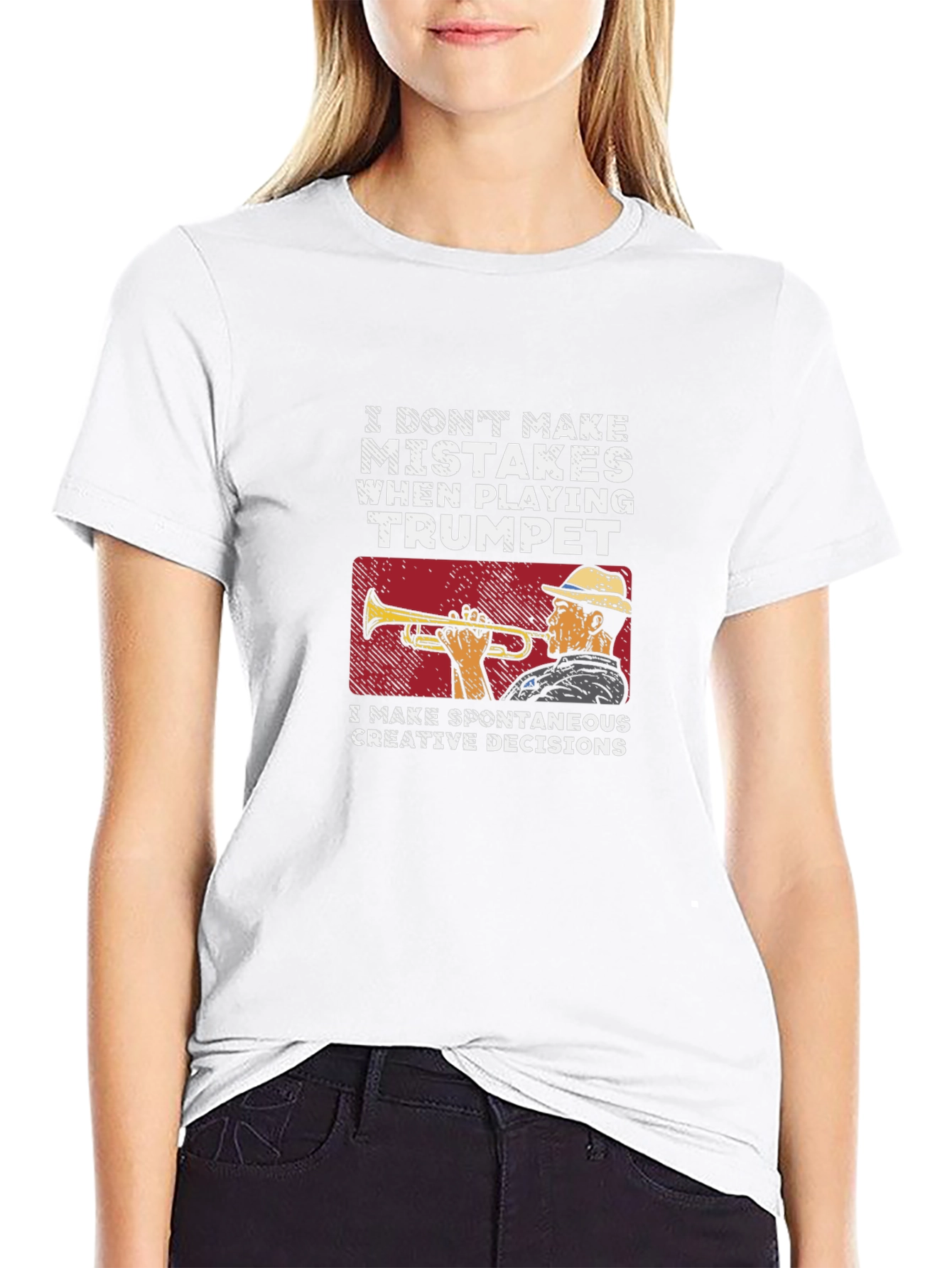 Trumpet Player T-Shirt - Spontaneous Creative Decisions