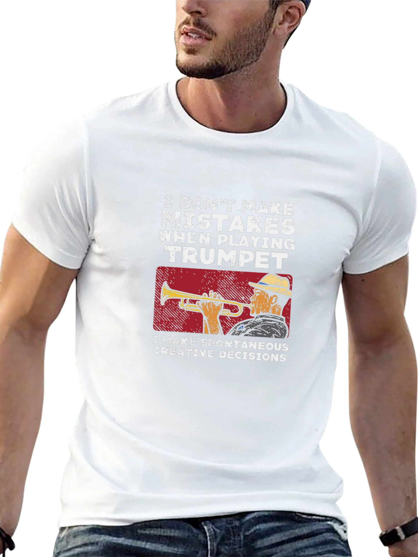 Trumpet Player T-Shirt - Spontaneous Creative Decisions