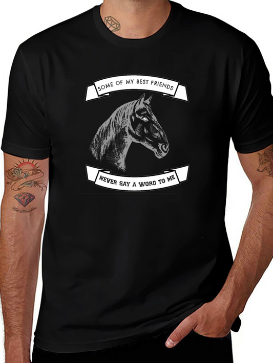 Horse Graphic Tee - Some of My Best Friends