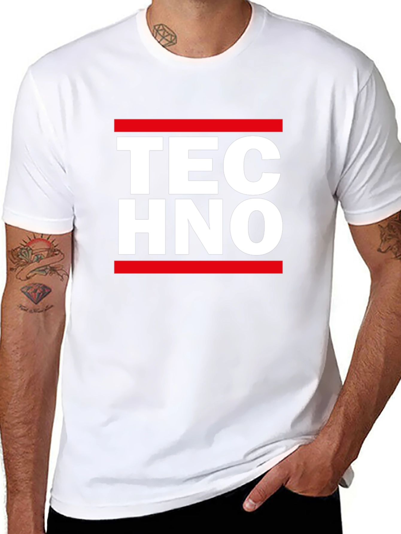 Techno T-Shirt - Bold Graphic Tee