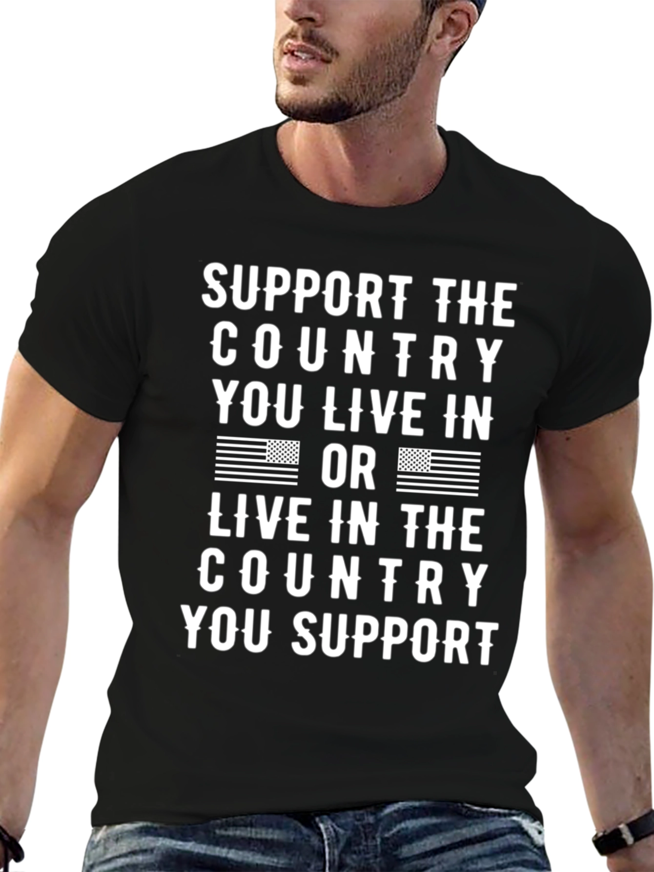 Patriotic T-Shirt: Support the Country You Live In