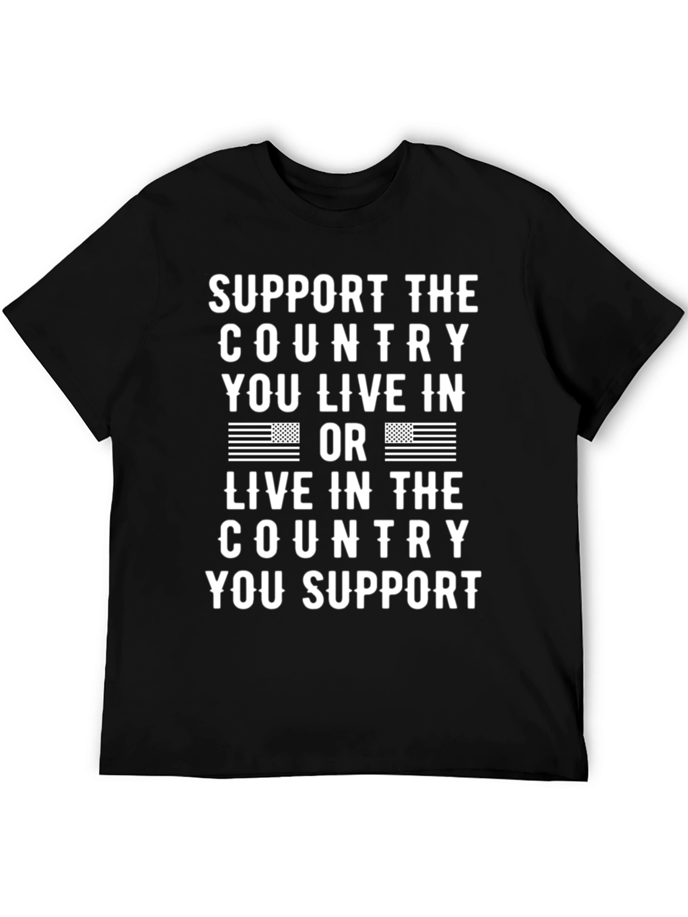 Patriotic T-Shirt: Support the Country You Live In