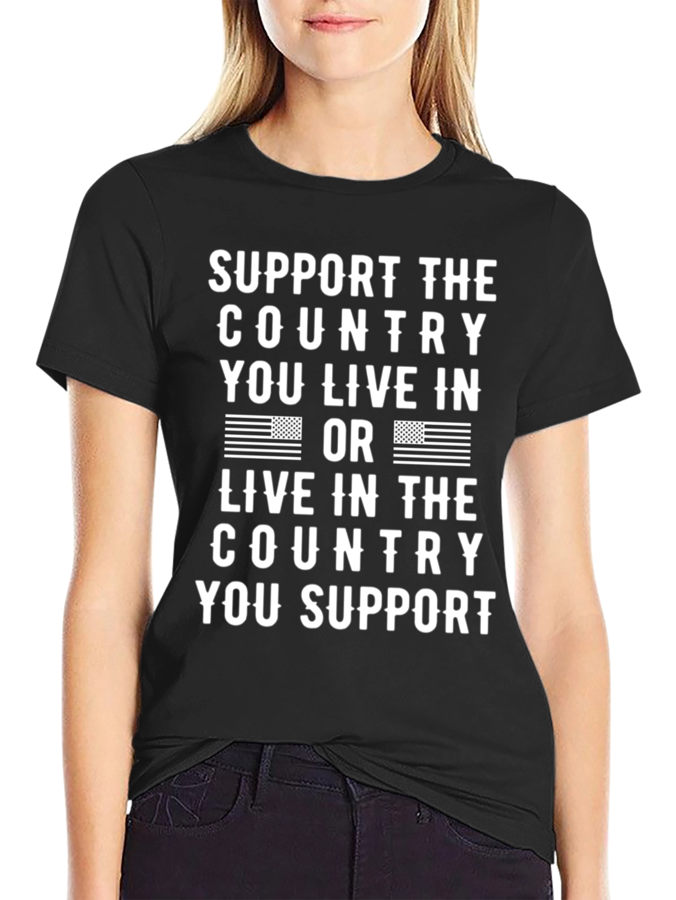Patriotic T-Shirt: Support the Country You Live In